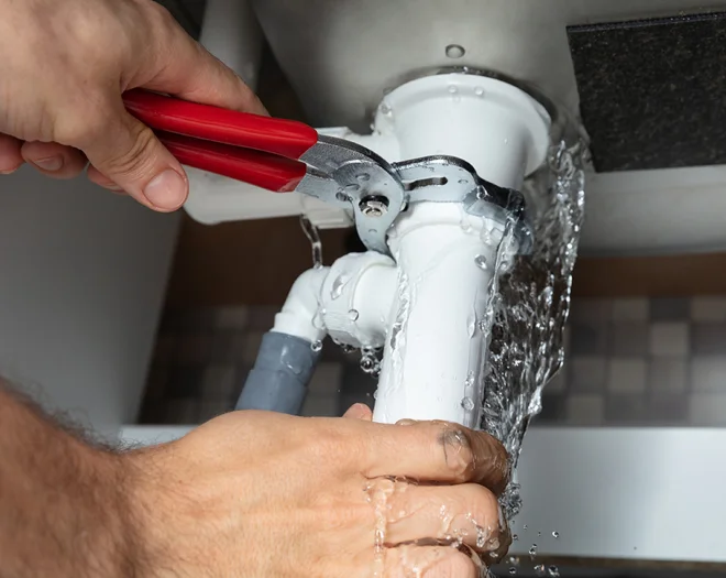 repair plumbing leak web